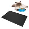 Silicone Pet Feeding Mat, Non-Slip for Dogs and Cats, 48 x 30 cm, Black view 4