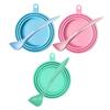 UPKOCH 6-Pack Silicone Can Covers with Spoons for Dog Food view 1
