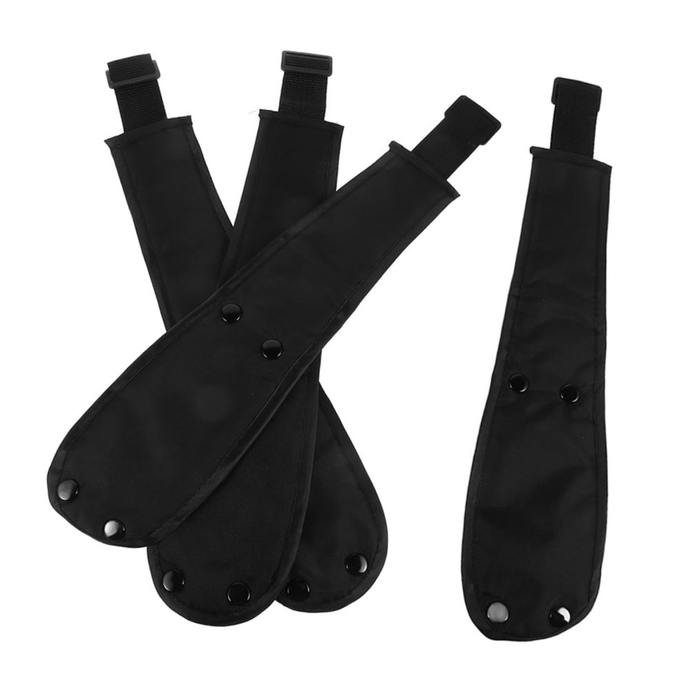 HONITANO 4-Piece Stroller Crotch Strap Set with Protective Harness Covers