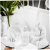 White Skincare Gloves with Essential Oils, 1 Pair, for Christmas Celebrations view 4