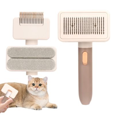 Zuasdvnk Dog Pin Brush - Multifunctional Grooming Brush