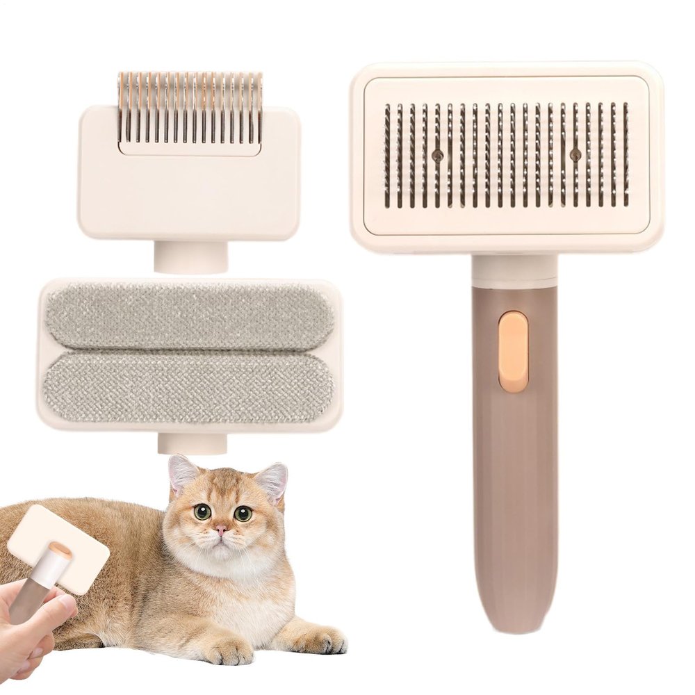 Zuasdvnk Dog Pin Brush - Multifunctional Grooming Brush