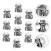 Anneome 10-Piece Metal Spring Cord Locks for Thick Cords, Silver view 3