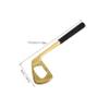 Creative Golf Bottle Opener, Zinc Alloy, Gold, 1 pc view 2