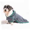 ibasenice Absorbent Microfiber Pet Bathrobe for Dogs and Cats view 3