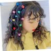 PACKOVE 100 Small Flower Hair Clips, Plastic, Random Colors view 4