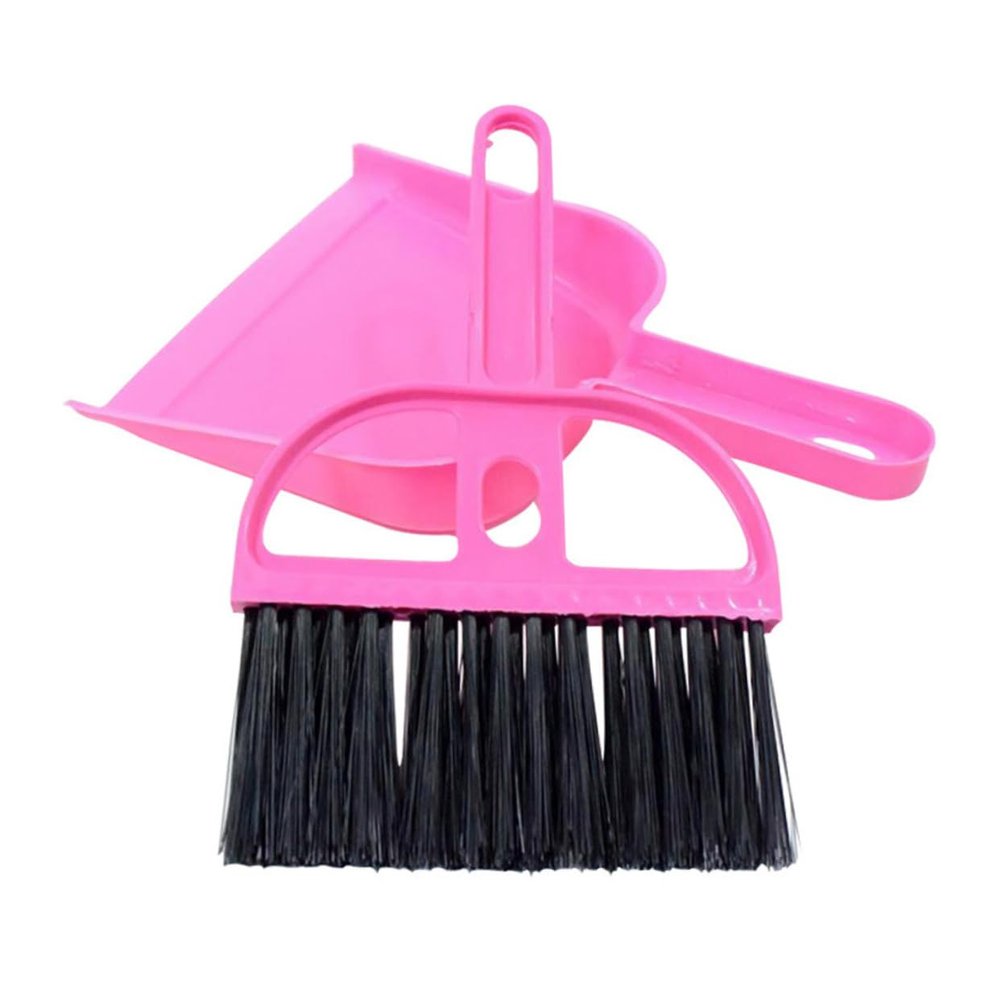 VANZACK Mini Dustpan and Brush Set for Small Animal Cages