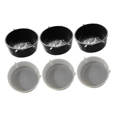 VANZACK 6-Piece Reptile Food and Water Bowls