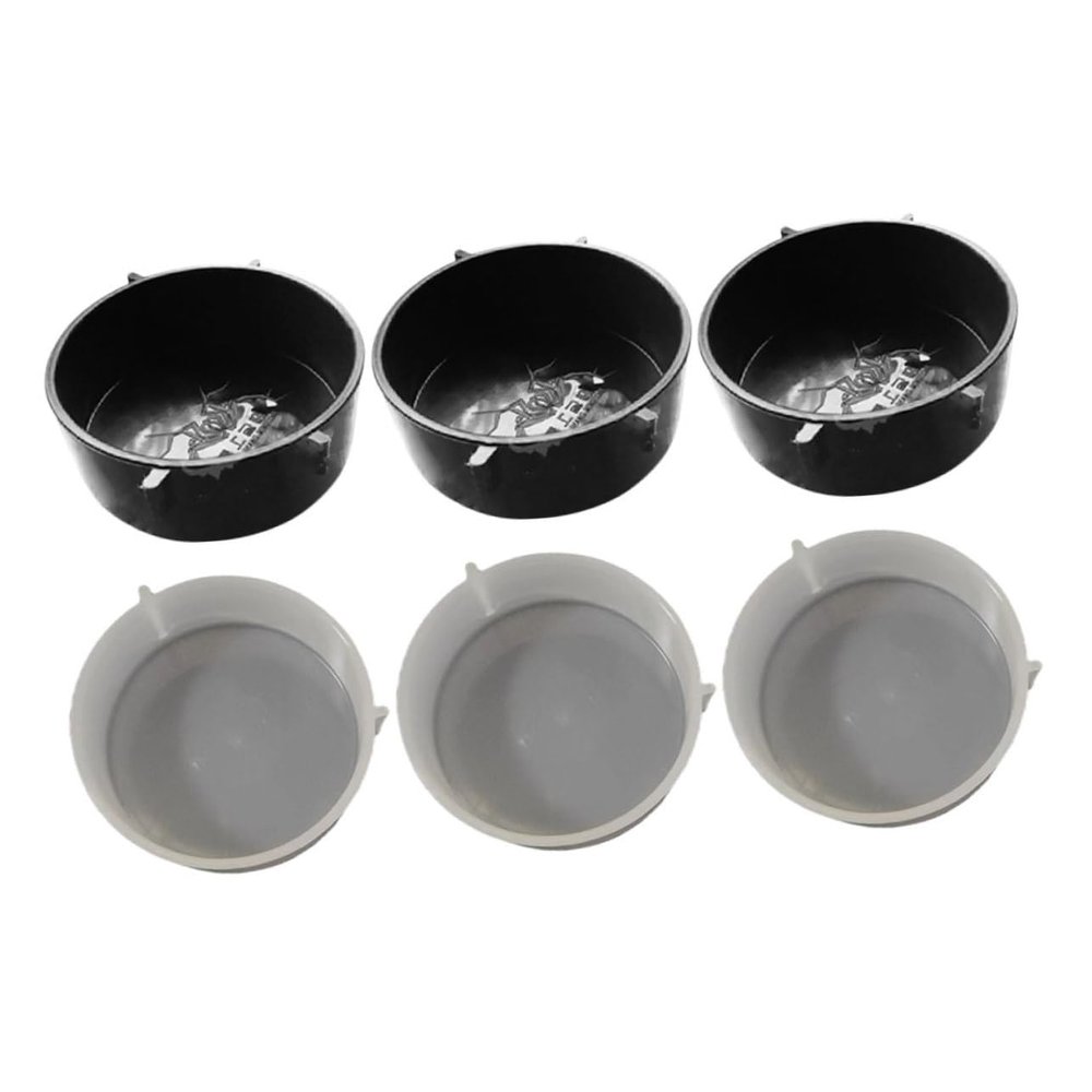 VANZACK 6-Piece Reptile Food and Water Bowls