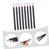 Mikinona 8-Piece Plastic Manicure Pen Set with Cuticle Remover and Nail Buffer view 4