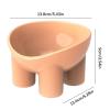 Elevated Elephant-Leg Pet Bowls, Set of 4 view 2