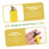 7-Piece Stainless Steel Earwax Removal Spoon Set with Yellow Case view 4