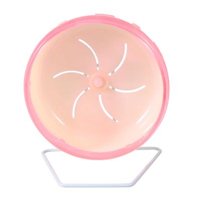 UKCOCO Plastic Exercise Wheel with Stand for Squirrels, Hedgehogs, and Small Pets