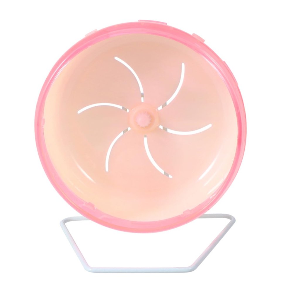 UKCOCO Plastic Exercise Wheel with Stand for Squirrels, Hedgehogs, and Small Pets