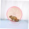 UKCOCO Plastic Exercise Wheel with Stand for Squirrels, Hedgehogs, and Small Pets view 2