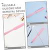 FRCOLOR 3 Reusable Silicone Wax Sticks with Nonstick Coating for Body Hair Removal view 3
