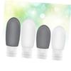 Silicone Travel Cosmetic Bottles, 4-Pack, 90 ml/60 ml, White view 4
