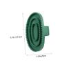 Green TPR Pet Bath Brush for Dogs and Cats view 2