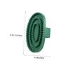 BESPORTBLE Ergonomic Green TPR Pet Bath Brush with Non-Slip, Comfortable Handle for Grooming and Massage of Dogs and Cats view 2