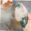 BESPORTBLE Ergonomic Green TPR Pet Bath Brush with Non-Slip, Comfortable Handle for Grooming and Massage of Dogs and Cats view 4