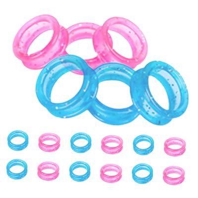 PACKOVE 20-Piece Silicone Finger Rings for Scissors