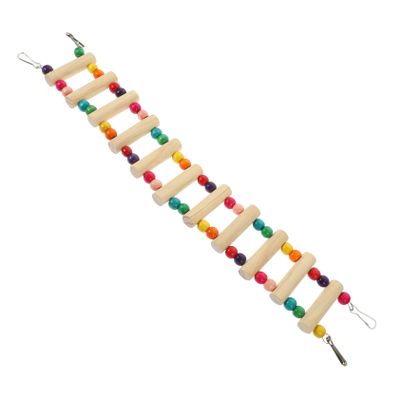 SOIMISS Wooden Parrot Ladder and Climbing Toy for Bird Cages