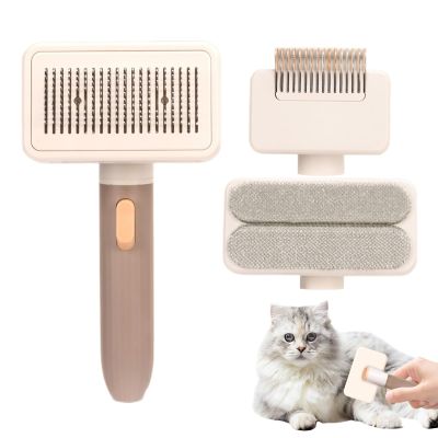 Mimoqk Cat Shedding Brush, Multifunctional Dog Hair Brush