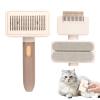 Mimoqk Cat Shedding Brush, Multifunctional Dog Hair Brush view 1