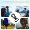 WJnflQN Dog Leash Clip, Frog Clip, 360° Swivel, Quick Release, Metal Buckle for Hiking and Training view 4