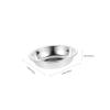 Pack of Round Stainless Steel Food Bowls for Cats, Silver view 2