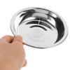Pack of Round Stainless Steel Food Bowls for Cats, Silver view 4