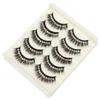 False Eyelashes with Rhinestones, 10 Pairs, Black, for Halloween Parties view 1