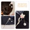 VINTORKY Women's Metal Fox Hair Fork for Buns and Bridal Hairstyles view 4
