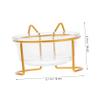 ERINGOGO Elevated Dog and Cat Bowl with Stand, Ergonomic Non-Slip Pet Food Container for Cats and Small Dogs view 2
