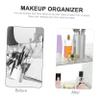 HOOTNEE Plastic Makeup Organizer, 2-Tier Vanity and Bathroom Storage Shelf view 3
