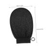 Exfoliating Gloves, 1 Pair, Viscose, Black view 2