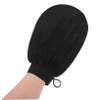 Exfoliating Gloves, 1 Pair, Viscose, Black view 3