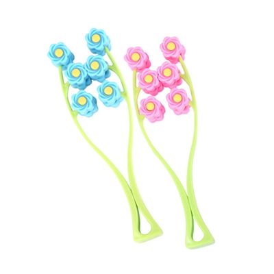 ERINGOGO 2-Piece Blue Anti-Aging Facial Massage Roller Set