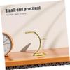 Elegant Alloy Razor Holder with Hook for the Bathroom Wall view 4