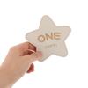 UTHCLO 6-Piece Double-Sided Wooden Star Monthly Milestone Cards view 4