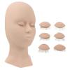 minkissy Eyelash Extension Practice Head with Realistic Skin Simulation and Removable Eyelids view 1