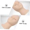 minkissy Eyelash Extension Practice Head with Realistic Skin Simulation and Removable Eyelids view 3
