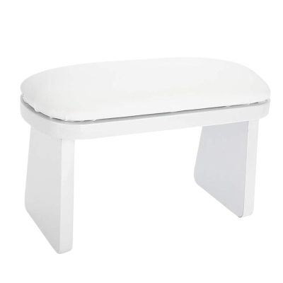 YDYAENIO Nail Salon Hand Rest, PU Leather Manicure Armrest Cushion, White