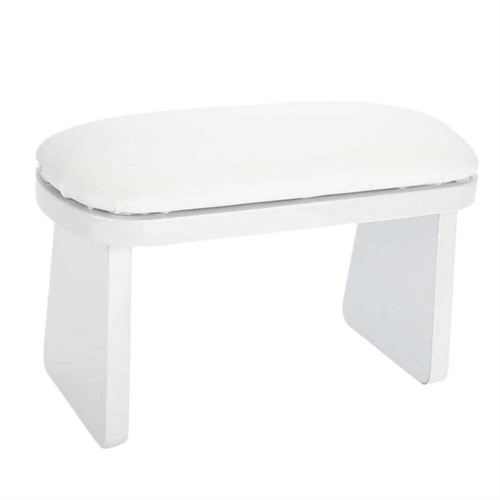 YDYAENIO Nail Salon Hand Rest, PU Leather Manicure Armrest Cushion, White