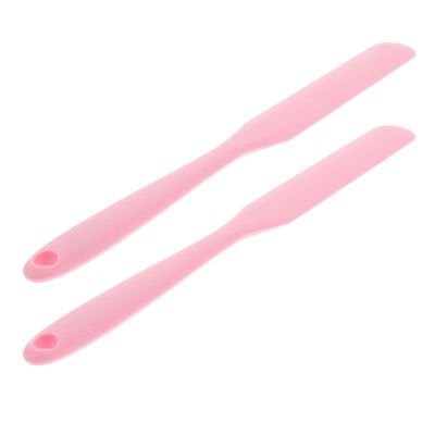2-Piece Silicone Waxing Sticks for Hair Removal, Pink
