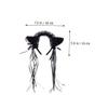 Holibanna Glitter Cat Ear Headband with Flexible Frame, Black view 3