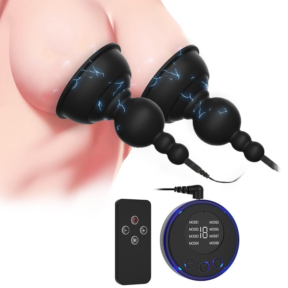 Jpscor Silicone Nipple Suckers with 8 Modes and 19 Intensities