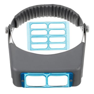 Head-Mounted Repair Magnifier with Four Adjustable Magnifications