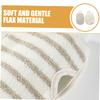 FRCOLOR 2-Piece Flax Exfoliating Gloves for Body and Bath view 3