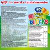 AMOS Vegan Fruit Gummy Building Blocks, 4D Sweets for Kids' Birthday Parties, 240 g view 2